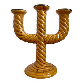 Twisted Ceramic Candle Holder