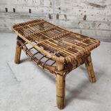 Rattan coffee table