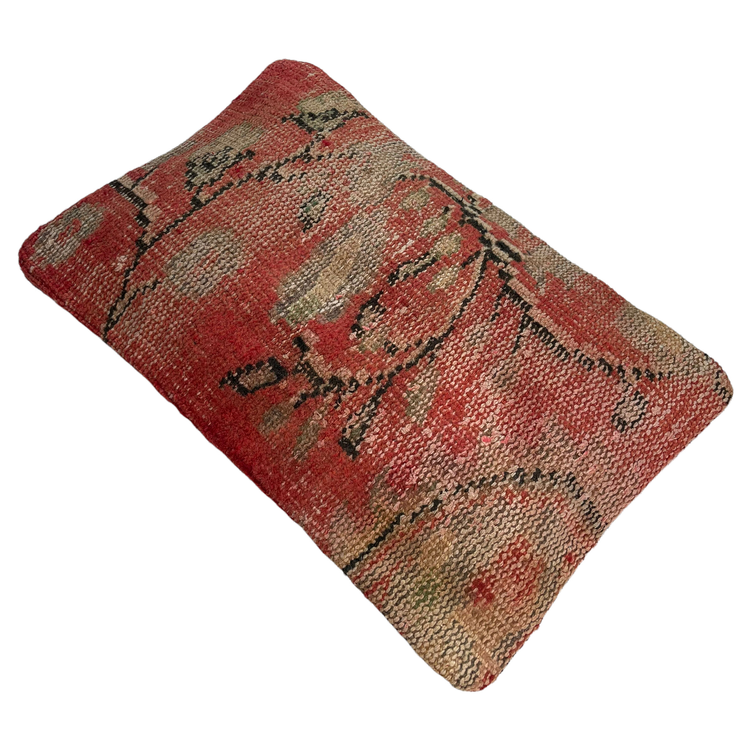 Vintage turkish handmade cushion cover , 30 x 50 cm