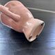 Artisanal pink vase