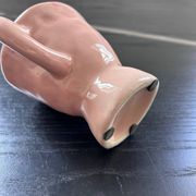 Vase artisanal rose