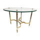 Table basse de salon vintage hollywood regency années 50-60