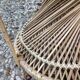 Set of 3 vintage rattan armchairs