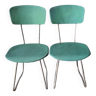 Lot de 2 chaises année 60