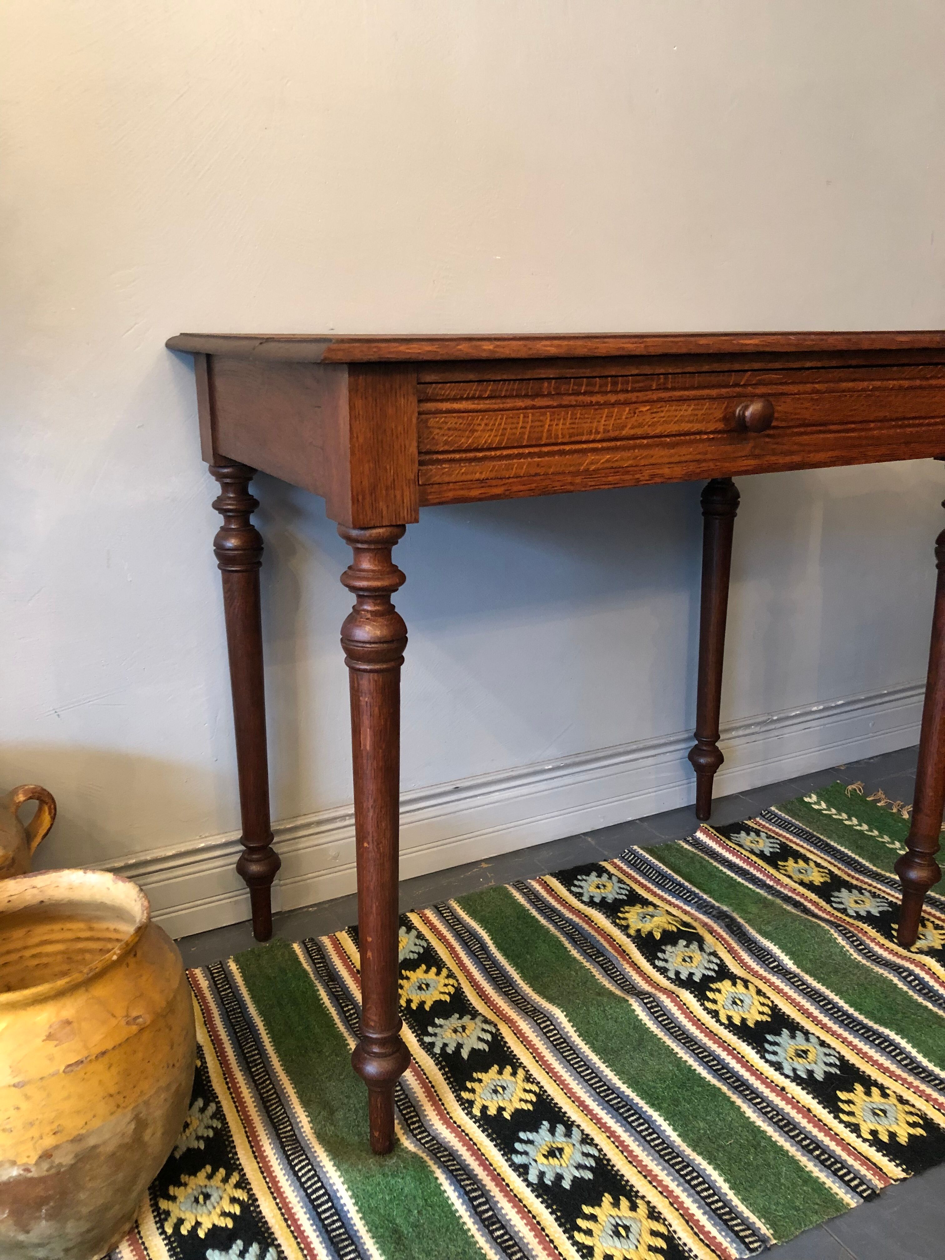 Side table in old wood