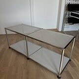 USM Haller TV stand / coffee table in Light Grey