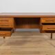 Mid-Century Freestanding Teak Desk, Denmark, 1960s