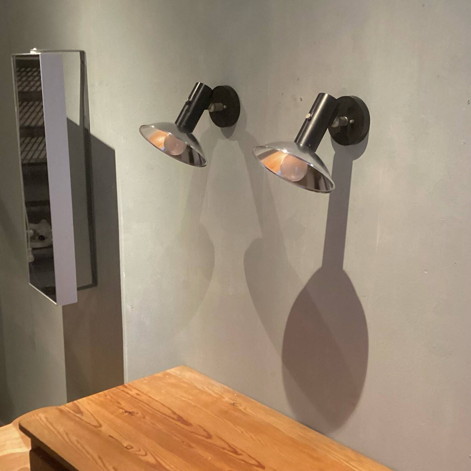 2 fantastisic design vintage wall lamps Spotlight