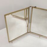 Folding mirror triptych. France 1920s 68x30cm