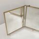 Folding mirror triptych. France 1920s 68x30cm