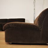 Modular crawler armchairs, 1970s, set of 5