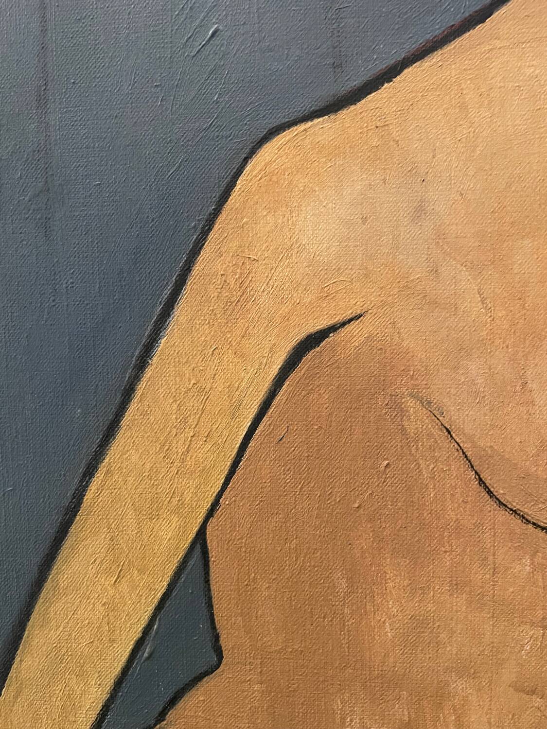 Female nude painting