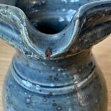 Stoneware pitcher signed Baudat