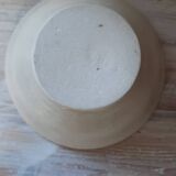 Handcrafted glazed stoneware dish