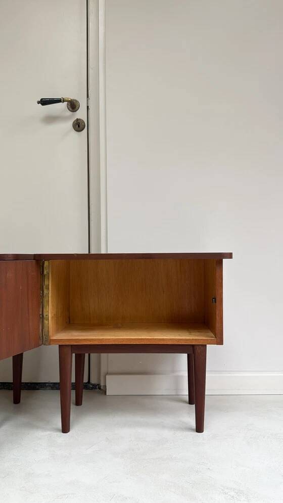 Tables de chevet en teck vintage