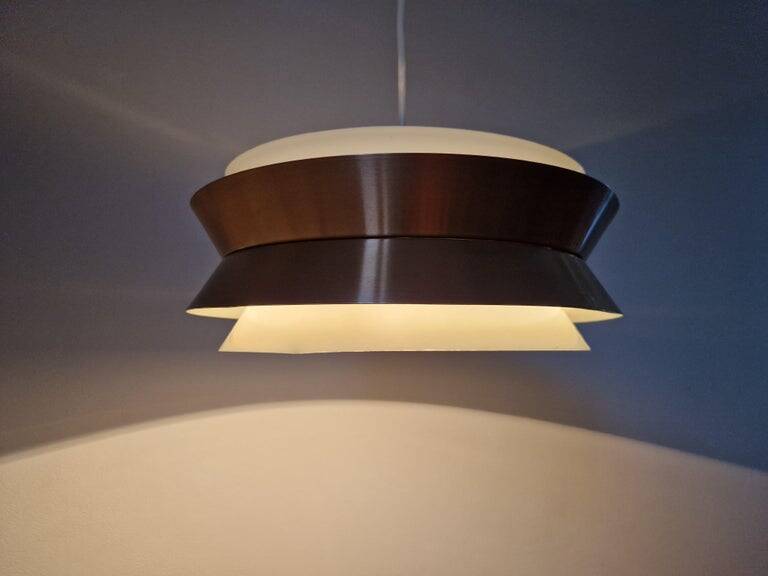 Suspension mid-century dans le style de Jo Hammerborg, Danemark, années 1970.