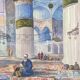 Old painting, orientalist school, signed Sheriff, early XX century