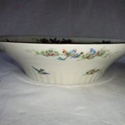 Old dish Chapus Frères Limoges France art deco bird décor Jane Aber Algiers