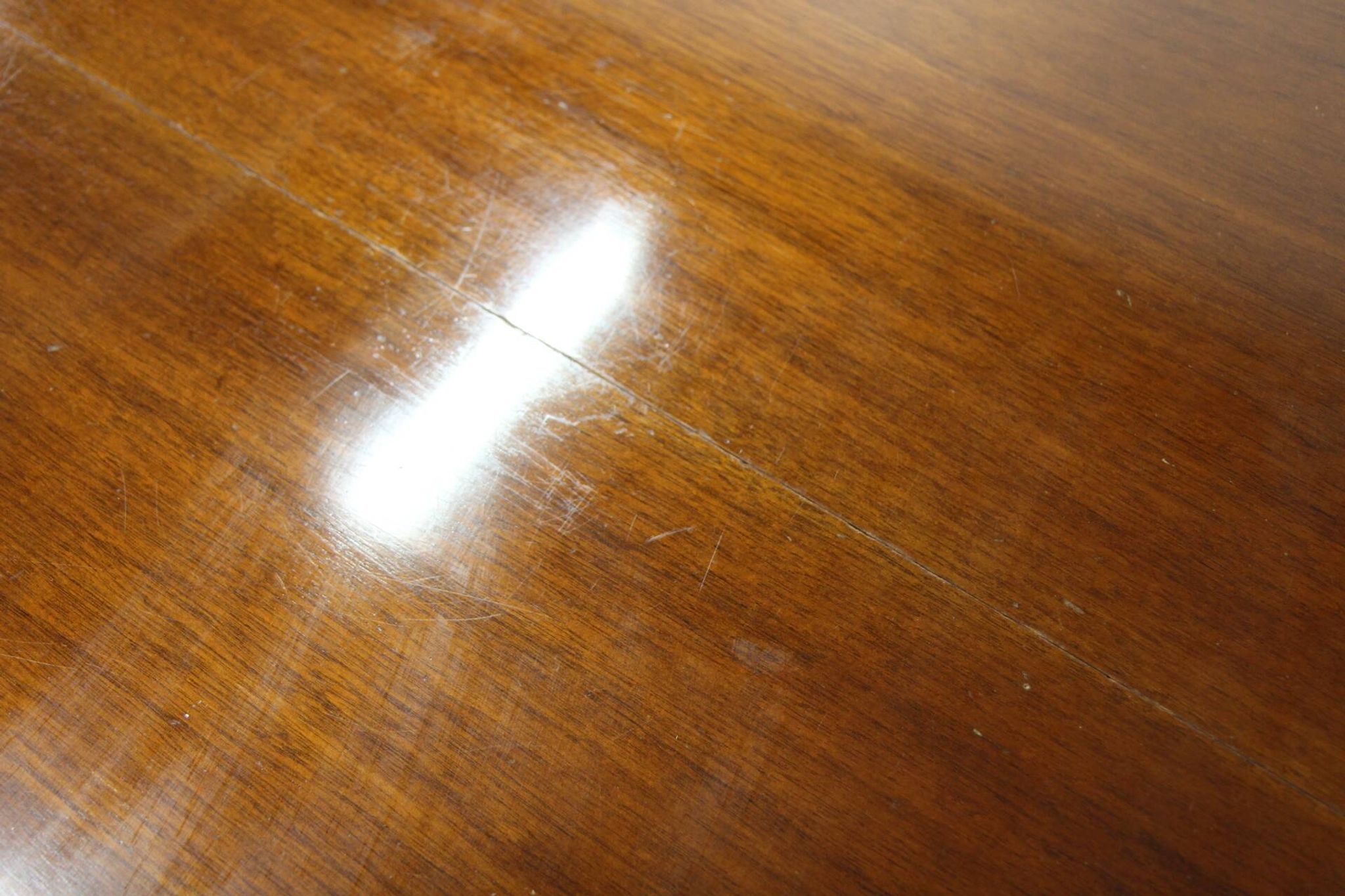 Table de salle à manger scandinave extensible en acajou, Suède 1960