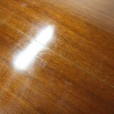 Scandinavian extendable mahogany dining table, Sweden 1960s