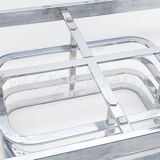 Chrome-designed coffee table