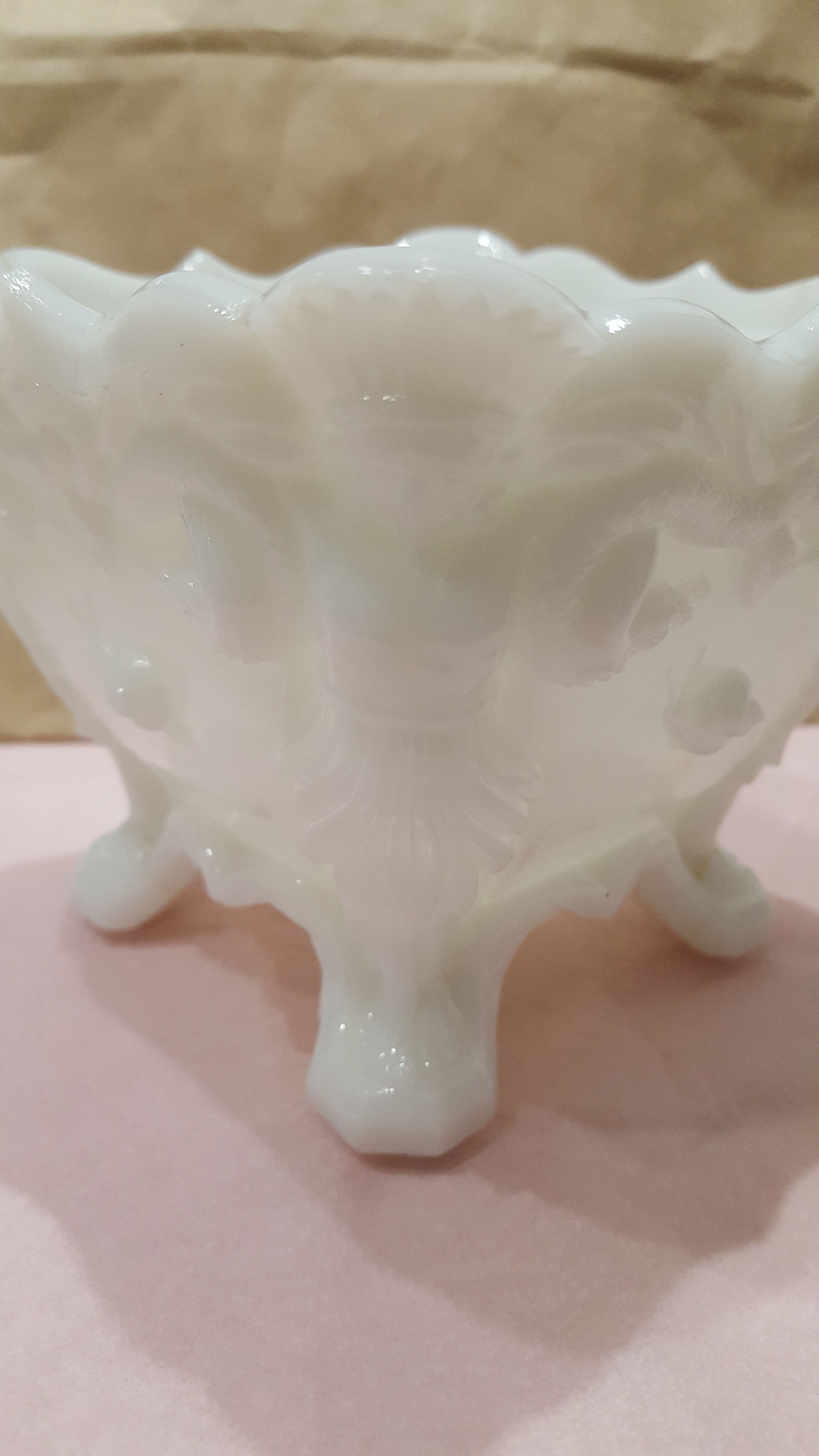 Vase en pâte de verre