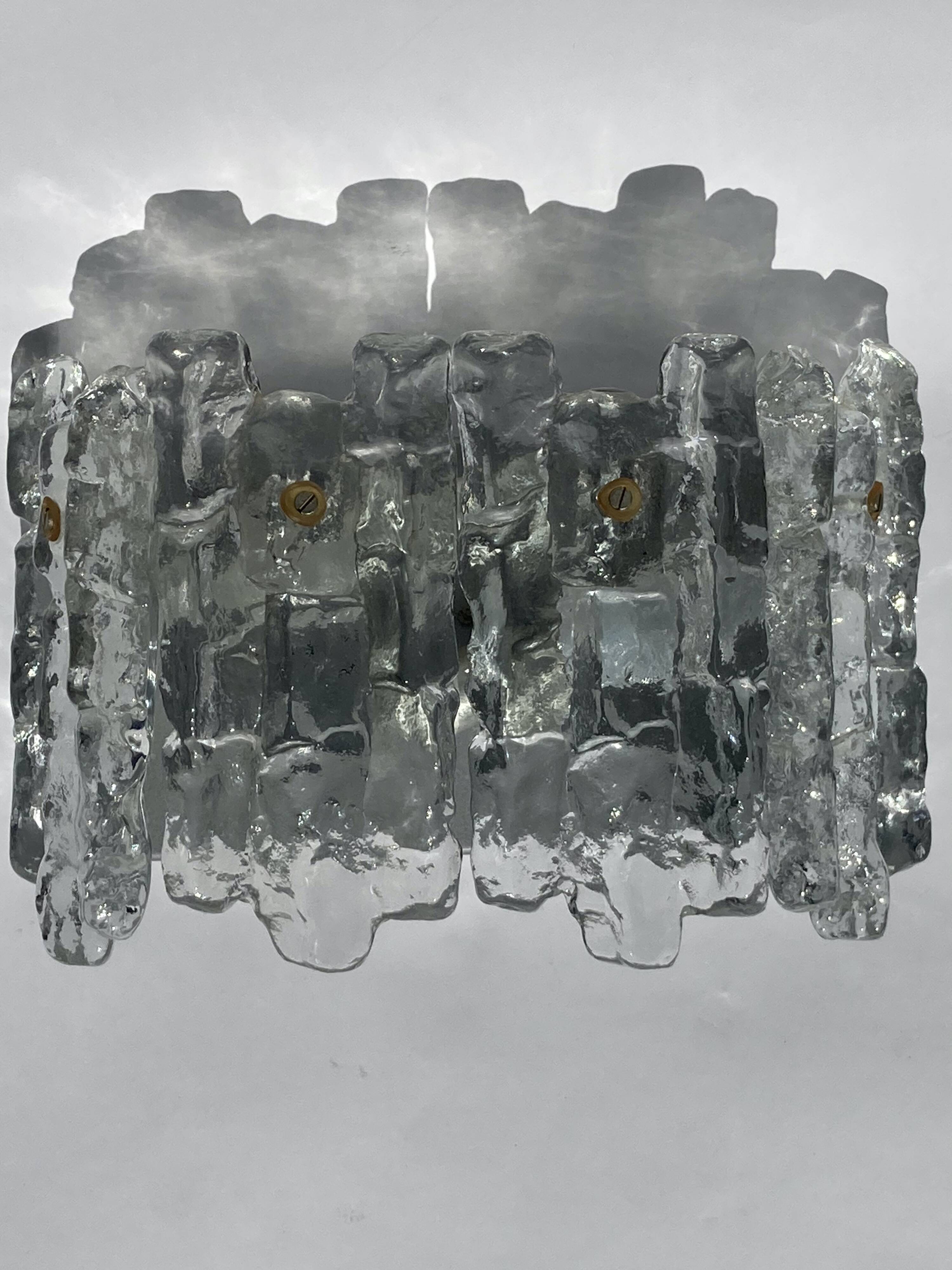Kalmar Murano glass wall sconces