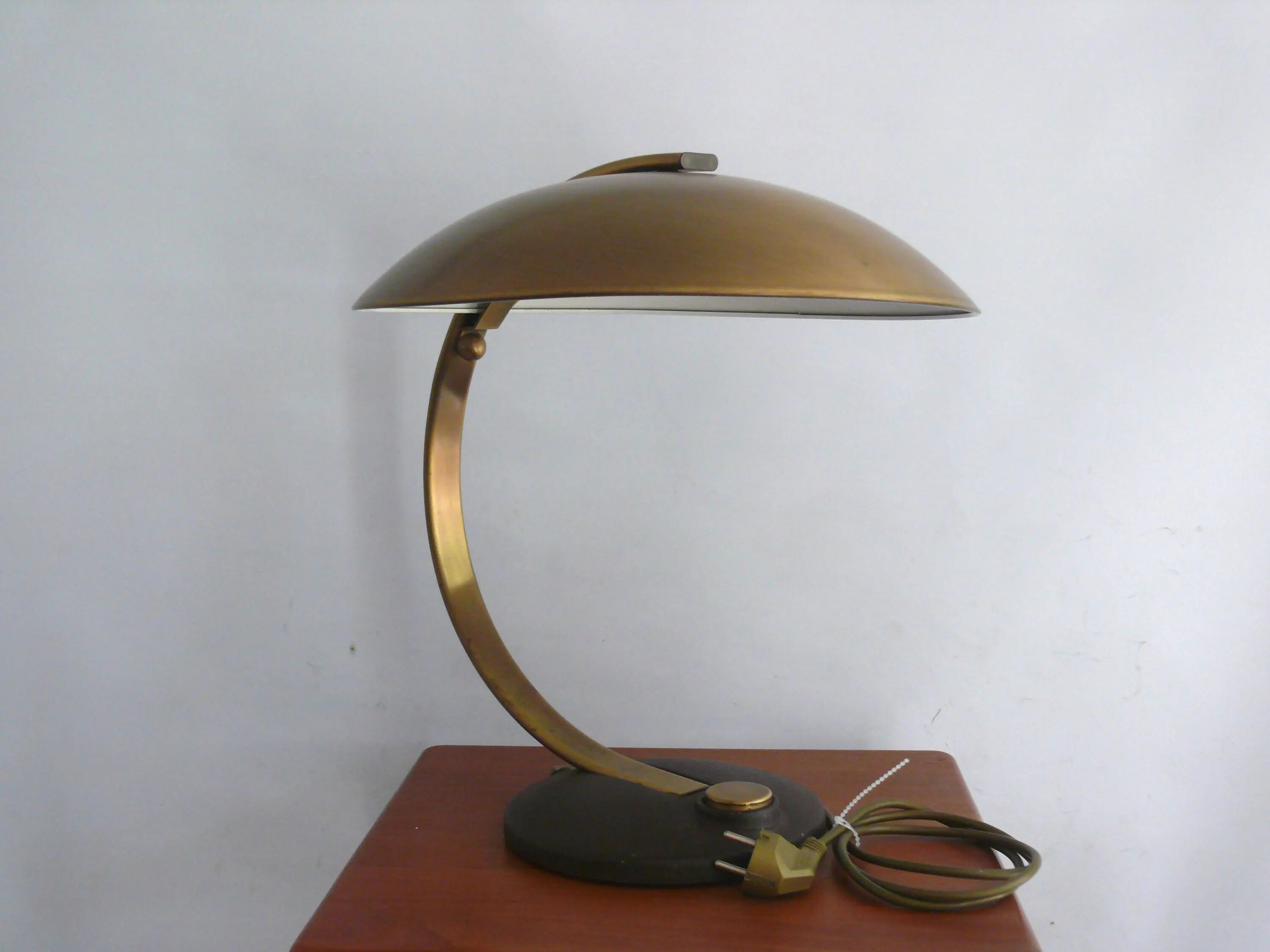 Brass Table Lamp, Hillebrand, 1960s - Model 7613