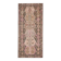 Vintage Turkish Oushak Handmade Wool Cotton Brown Runner Rug 188x416