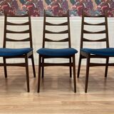 Set of 3 "Scandinavian design" chairs.