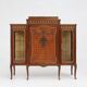 Louis Xvi Display Cabinet in Marquetry with Light, France, 1850s