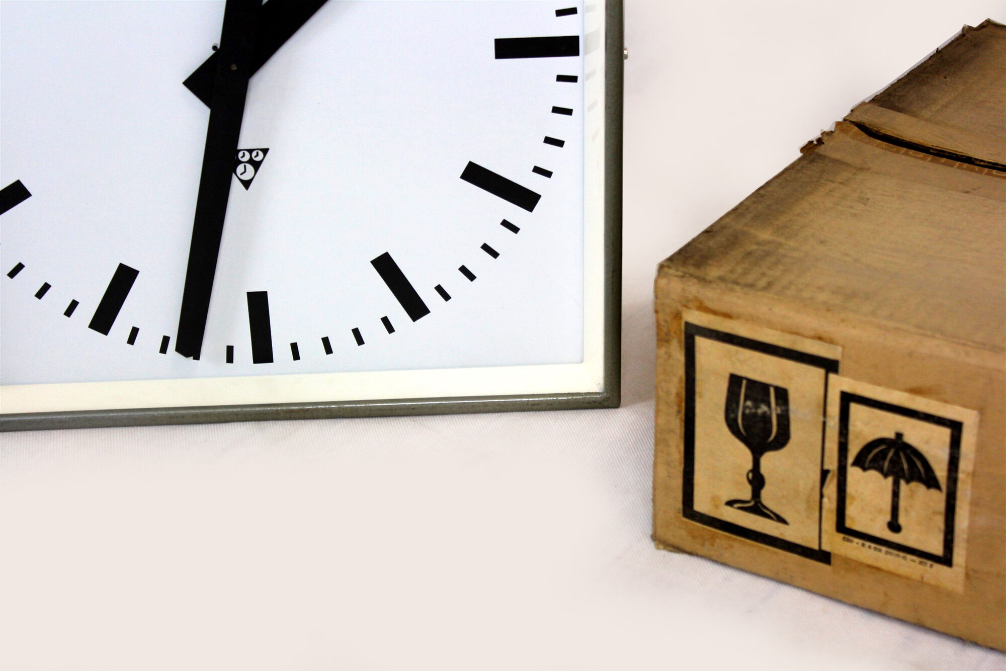 Double-Sided Railway Clock from Pragotron, 1980s