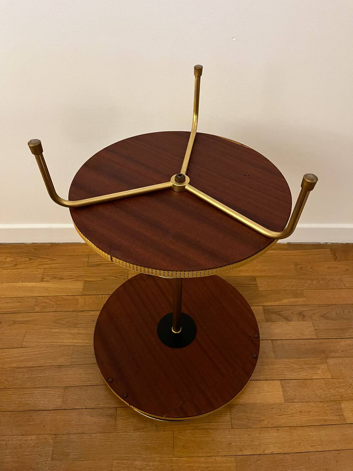 Vintage 70s Pedestal Table / Bar Furniture
