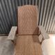 Sun lounger - Deck chair - Vintage rattan wicker chaise longue