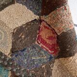 Tapis ancien fait main American Hooked 97cm x 154cm - 1C991