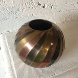 Brass round vase