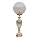 Lampe de table en verre Art Déco, Pologne, milieu du XXe siècle.
