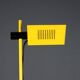 Vintage floor lamp in metal and aluminium, Italy, 1980s.