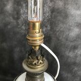 1079 Table lamp (1) - Art Nouveau - Enamelled Opaline