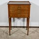 Small Living Room Table in Cherry and Walnut, Louis XVI Period – Late 18th Century