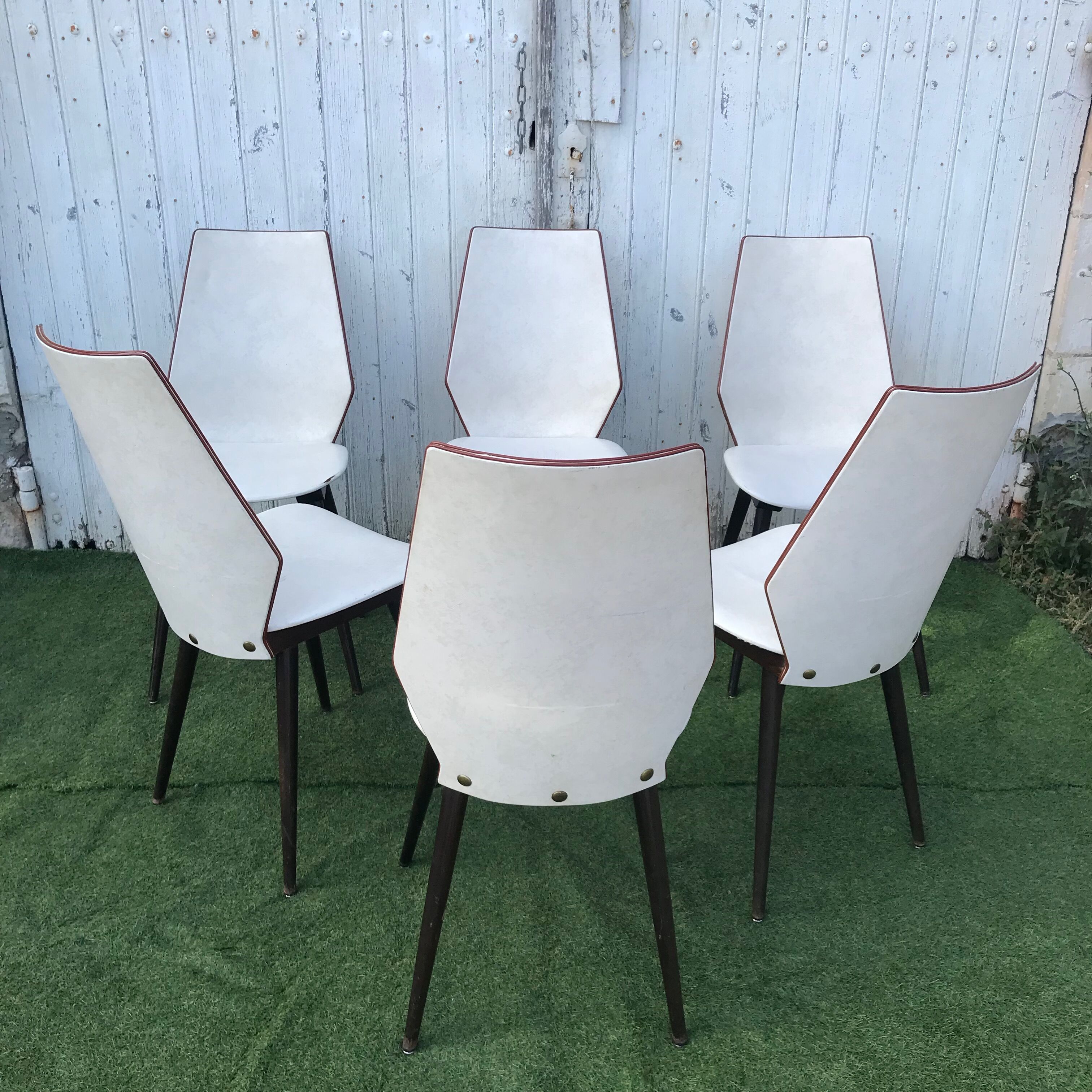 6 50s chairs