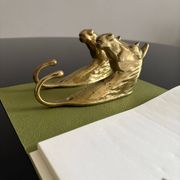 Pair of bronze coat hooks - Italy, 1950s