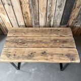 Vintage industrial coffee table (refurbished)