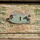 Antique bedroom chest of drawers with green tones (c.1920) #8