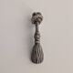 Vintage silver-plated bottle opener – pompom design
