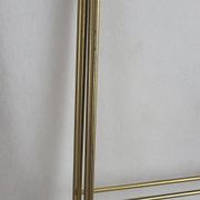 String Shelf Wood and gold metal 1960's