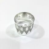 Art Deco silver towel ring