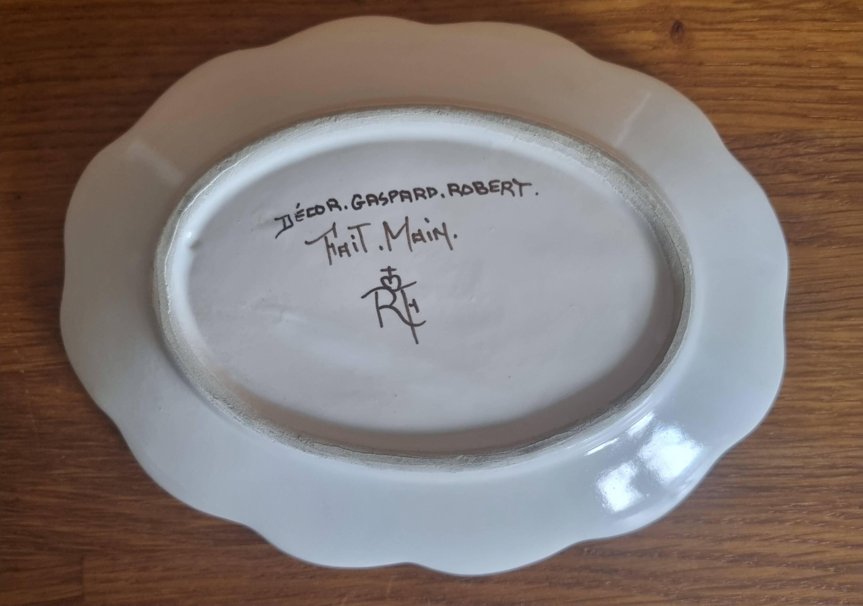 Earthenware pocket emptier, Gaspard Robert design