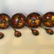 4 bowls bowls 4 spoons khokhloma Russian