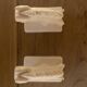 Pair of horse head bookends natural stone